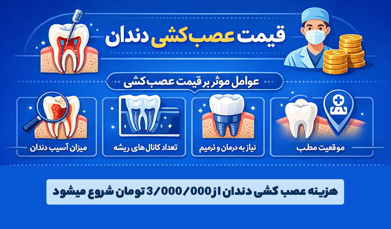 قیمت عصب کشی دندان 1405