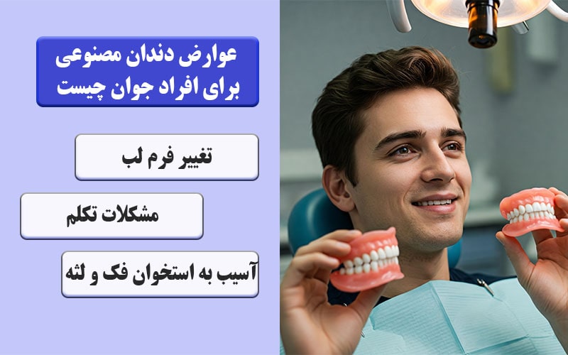 دندان مصنوعی برای جوانان