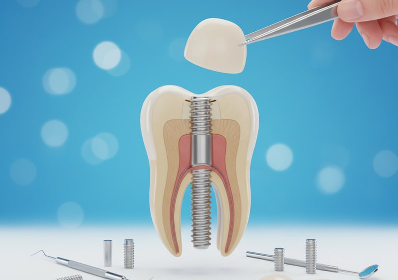 ایمپلنت یا پست و روکش