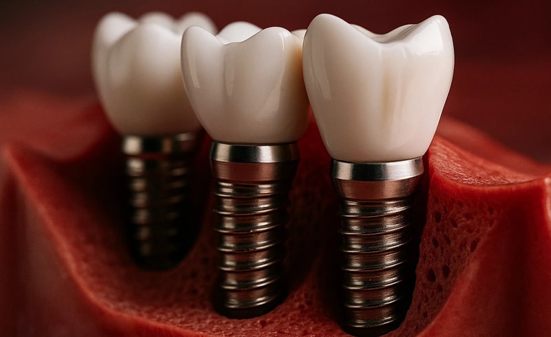 ایمپلنت و پست و روکش