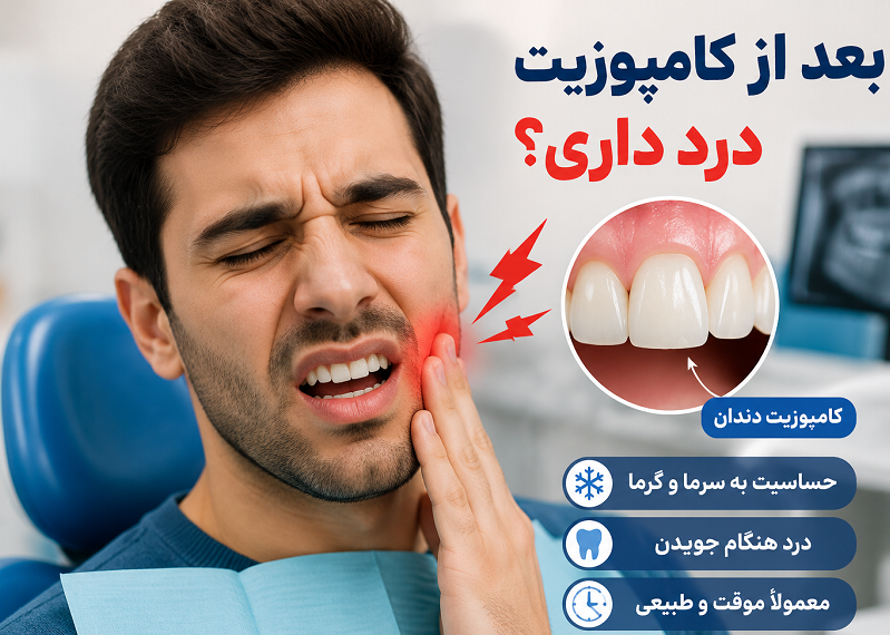 ایا کامپوزیت دندان درد دارد؟