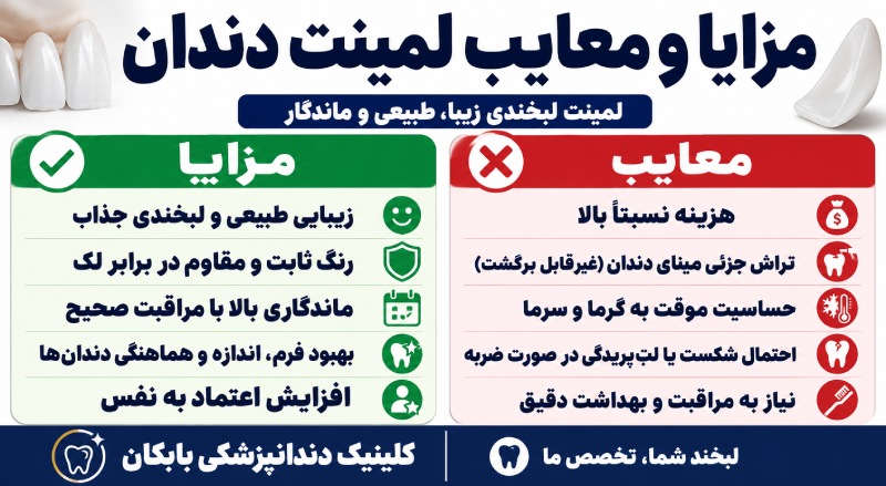 مزایا و معایب لمینت دندان
